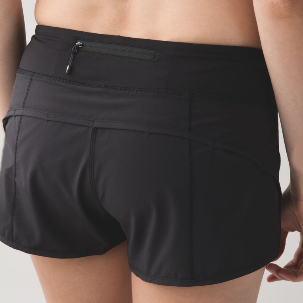 LULULEMON Speed Short  2.5" In Black